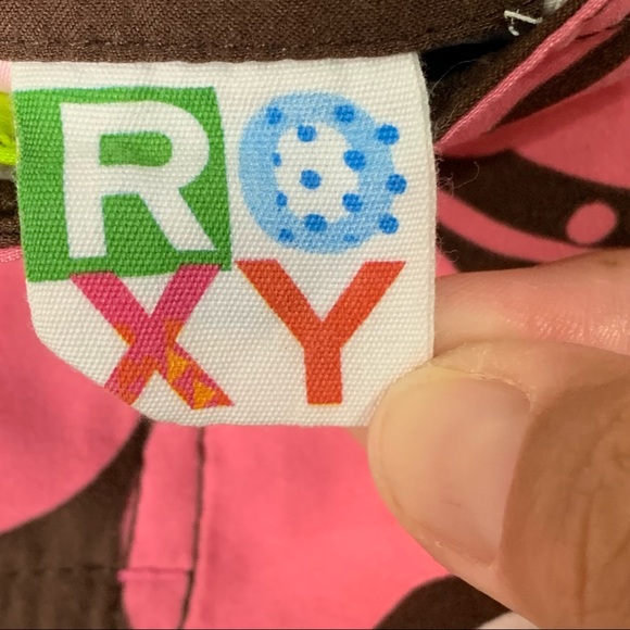 Roxy Girls Hawaiian Floral Swim Board Shorts - Picture 11 of 11